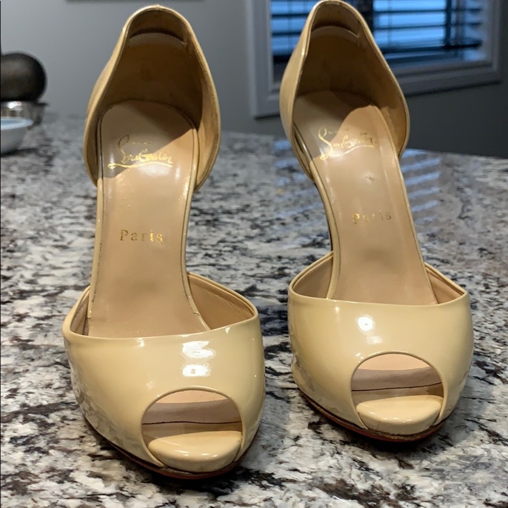 Louboutin Peep Toe Heels